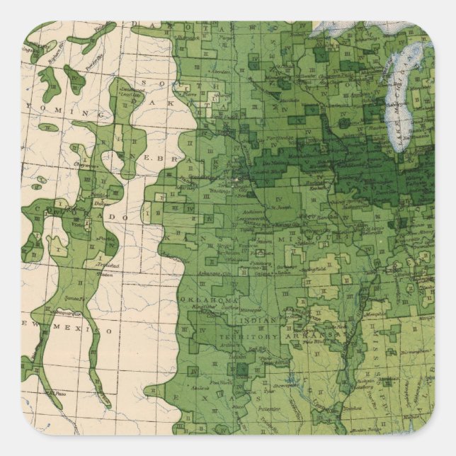 155 Corn/acre Square Sticker (Front)