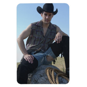 15631-RA Cowboy Magnet