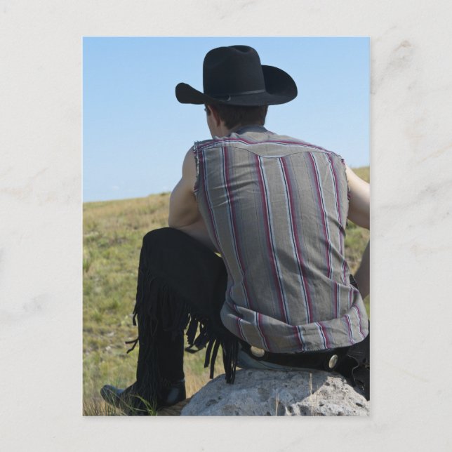 15649-RA Cowboy Postcard (Front)