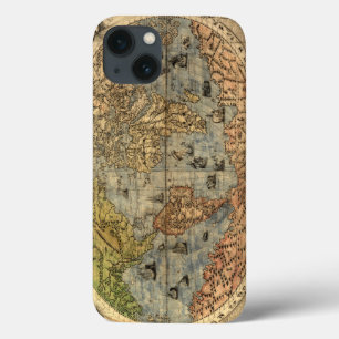 1565 Forlani AntiquevWorld Map Renaissance iPhone 13 Case