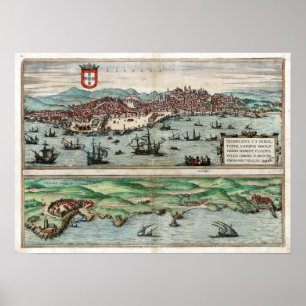 1572 Lisbon Poster
