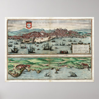 1572 Lisbon Poster