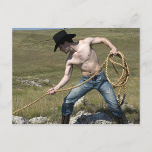 15807-RA Cowboy Postcard