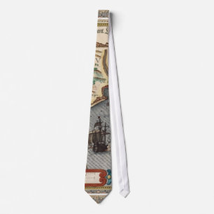 1584 Map of Portugal Tie