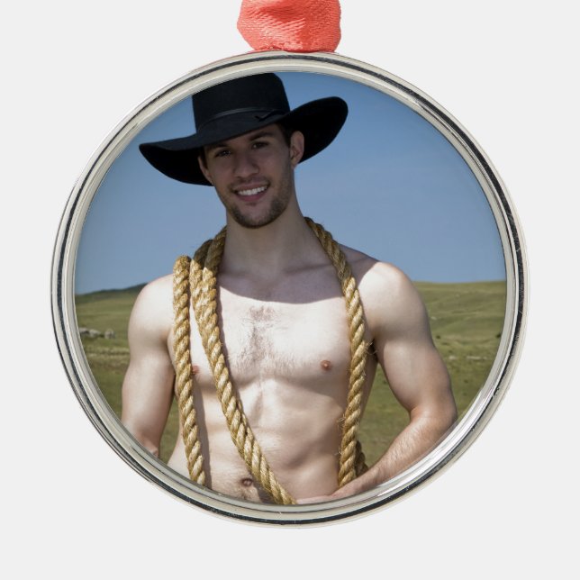 15867-RA Cowboy Metal Tree Decoration (Front)