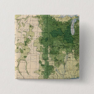 158 Oats/sq mile 15 Cm Square Badge