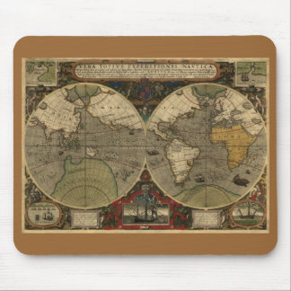 1595 Hondius Map Mousepad