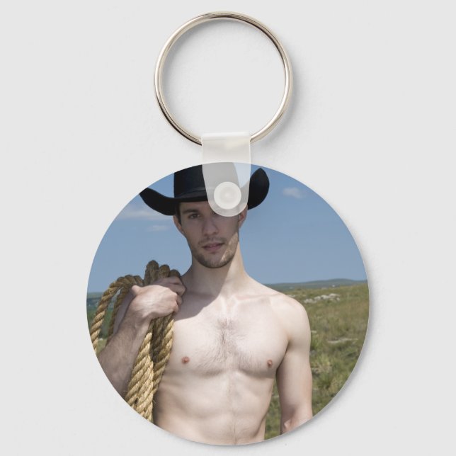 15974-RA Cowboy Key Ring (Front)