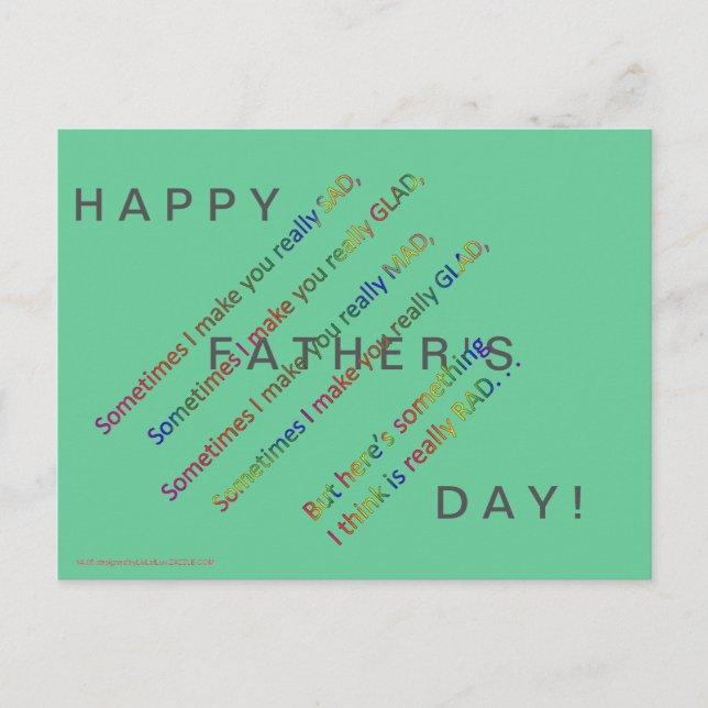 15.05.1 DAD CARD.Liam Postcard (Front)