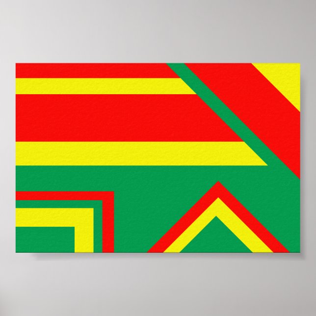 15 Adjustable Swatches Background on a Poster (Front)