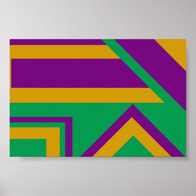 15 Adjustable Swatches Background on a Poster (Front)