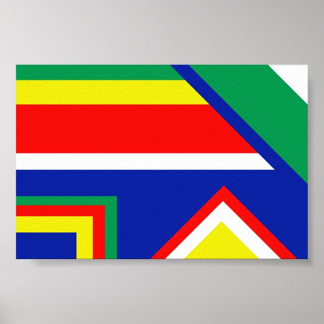 15 Adjustable Swatches Background on a Poster (Front)