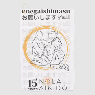 15 Anniversary Golf Towel NOLA Aikido