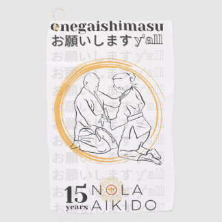 15 Anniversary Golf Towel NOLA Aikido