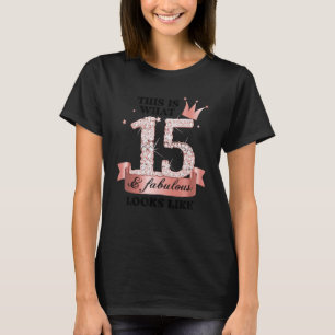 15 & Fabulous I Rose And White Party Group Candid T-Shirt