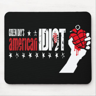 15 GREEN DAY AS Idiot logo Accessories Mouse Pads