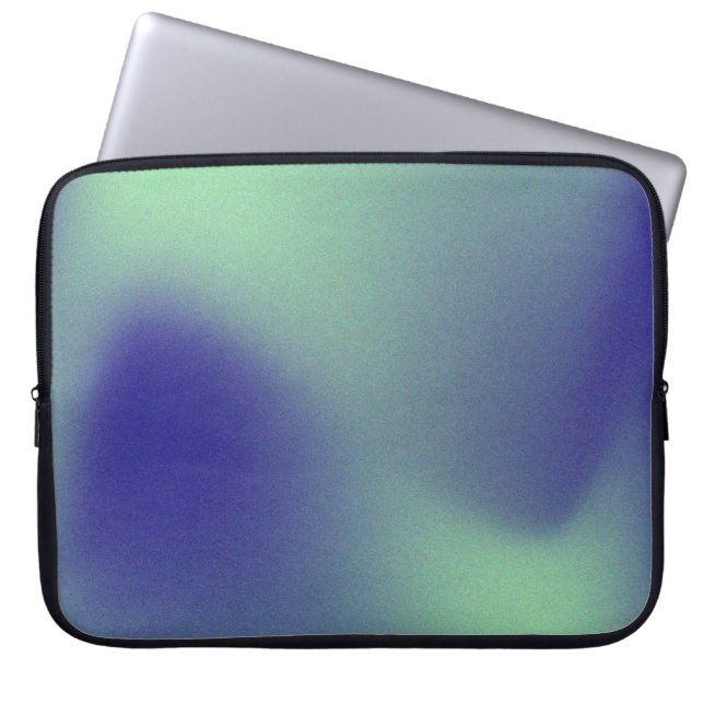 15-Inch Laptop Sleeve – Floral & Gradient Grain  (Front)