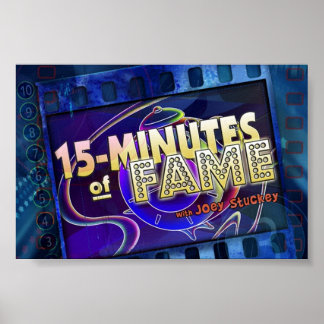 15-Minutes of Fame Logo Poster