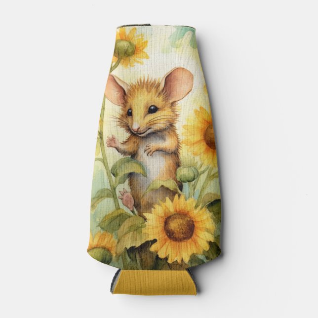 15 of 17 Sunflower Garden Miceville Bottle Cooler (Front)