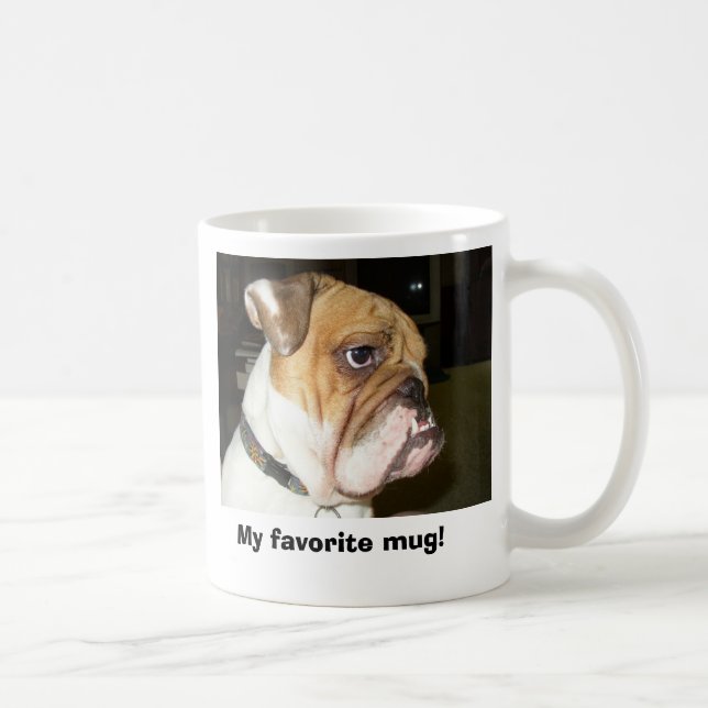 15 oz. Bulldog Coffee Mug (Right)