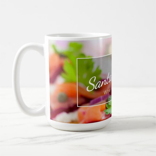 15 oz. Coffee Mug with Colour Logo (Left)