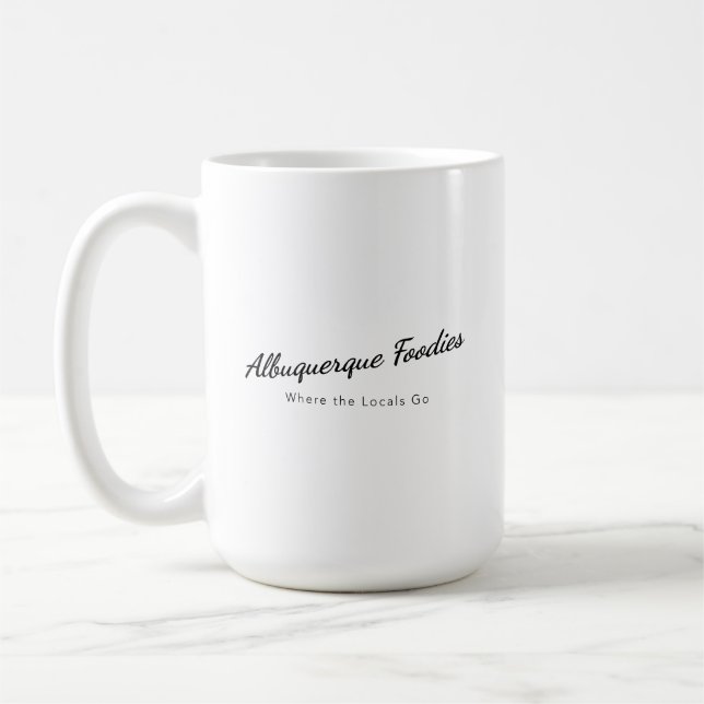 15 oz Coffee Mug with Logo (Left)