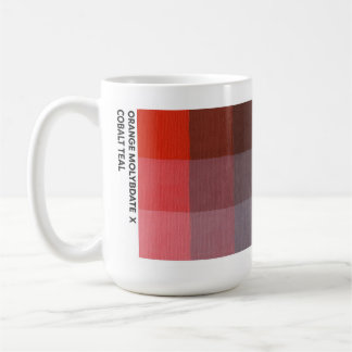 15 oz Orange Molybdate x Cobalt Teal Mug