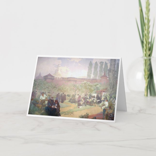 #15 Printing of the Bible of Kralice in Ivancice Card (Front)