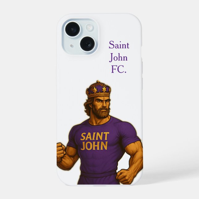 15 Saint John FC Iphone Cover. Case (Back)