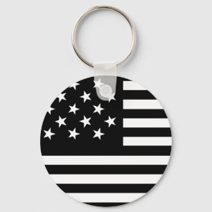 15 Star Us Flag Key Ring
