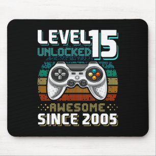15 Unlocked Awesome 2005 Video Game 15th Birthday Mouse Pad