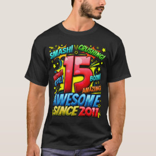 15 Year Old For Boys 15th Birthday Boy 15 Year Old T-Shirt