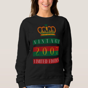 15 Year Old  Vintage 2007  15th Birthday  11 Sweatshirt