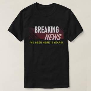 15 Year Work Anniversary Fifteen Yr Employee Gift T-Shirt