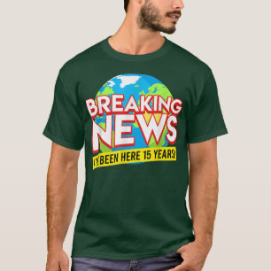 15 years of service Company anniversary 15 years W T-Shirt
