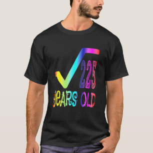 15 Years Old Birthday Mathematics Nerd Geek T-Shirt
