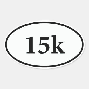 15k oval sticker