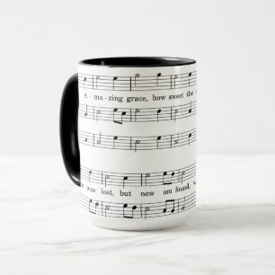 15oz Combo Custom Coffee Music Mug By Zazz_it