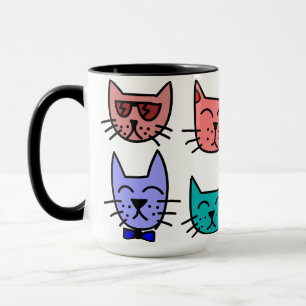 15oz Combo Custom Kitty Mug By Zazz_it