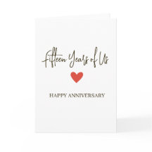 15th Anniversary – Fifteen Years of Us