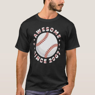 15th Birthday Awesome Since 2007 15 Years Old Base T-Shirt