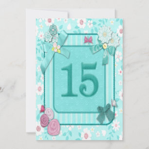 15th birthday party invitation