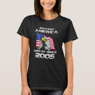15th Birthday Usa Flag Making America Great Since T-Shirt