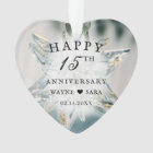 15th Black + White Crystal Wedding Anniversary