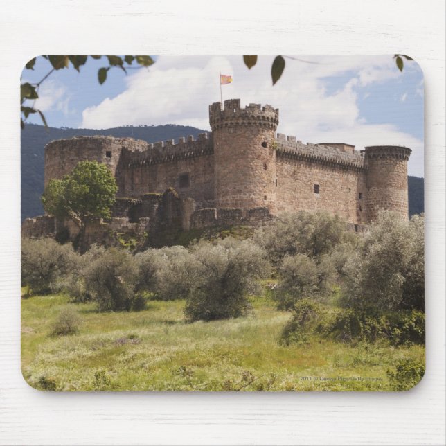 15Th Century Castle Of The Duke Of Alburquerque Mouse Pad (Front)