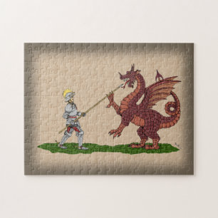 15th Century Saint George and the Dragon Jigsaw Puzzle