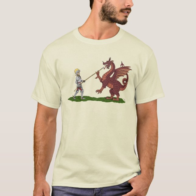 15th Century Saint George and the Dragon T-Shirt (Front)