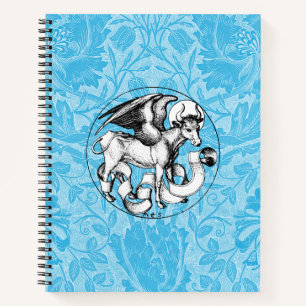 15th Century St Luke's Emblem Winged Bull Notebook
