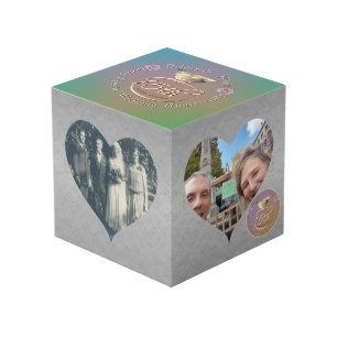 15th Crystal Wedding Anniversary Heart Frames