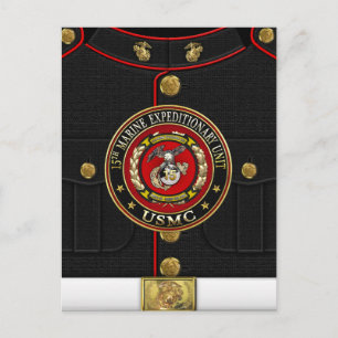 15th Marine Expeditionary Unit (15th MEU) [3D] Postcard